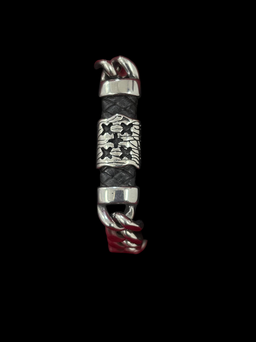 Bold Chain-Link Stainless Steel Bracelet for Men