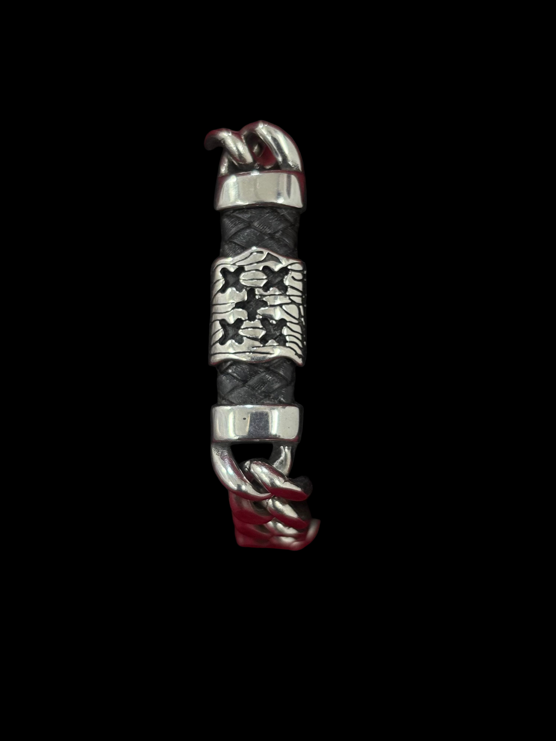 Bold Chain-Link Stainless Steel Bracelet for Men