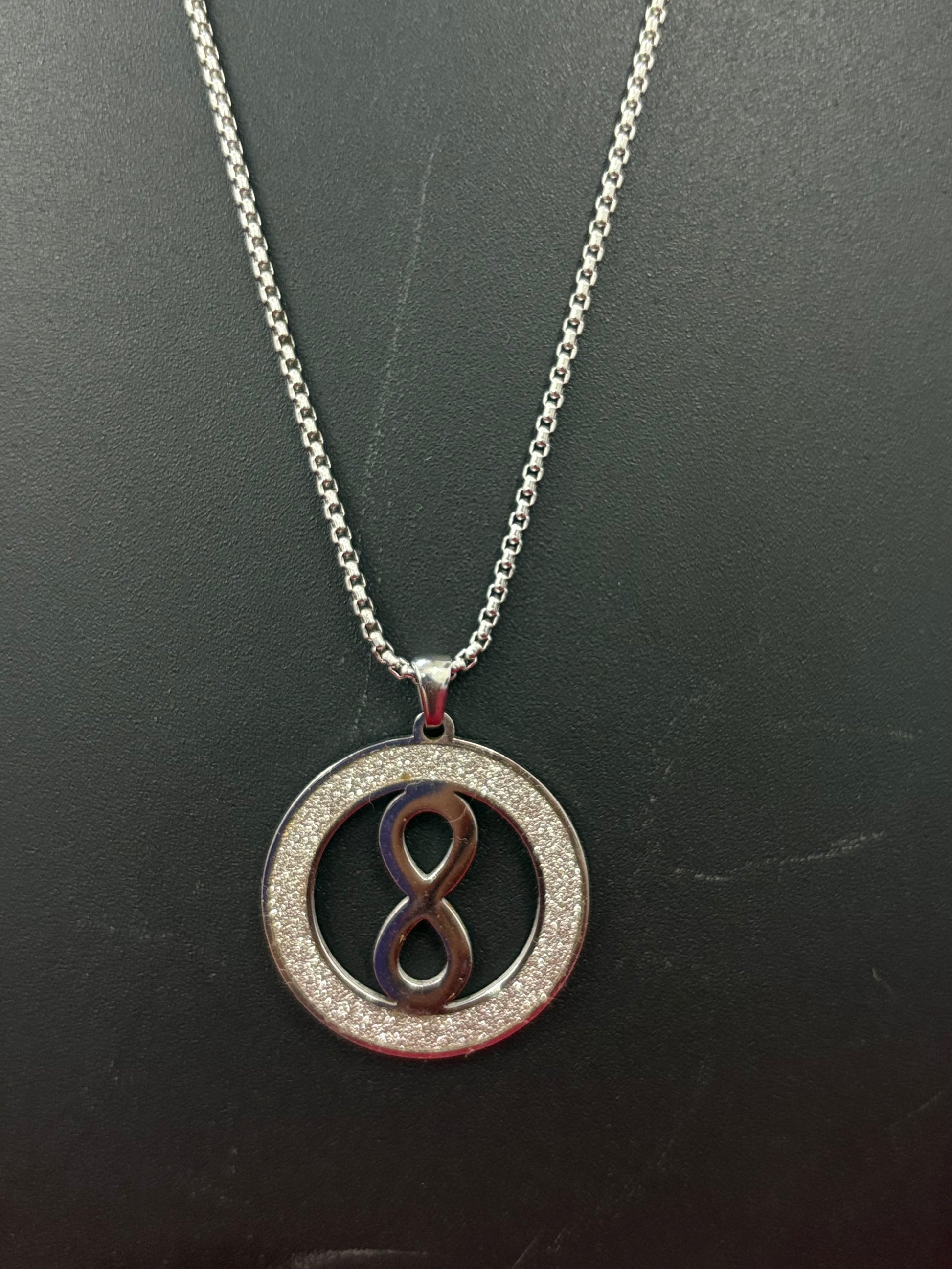 Stainless Steel Bar Pendant Necklace