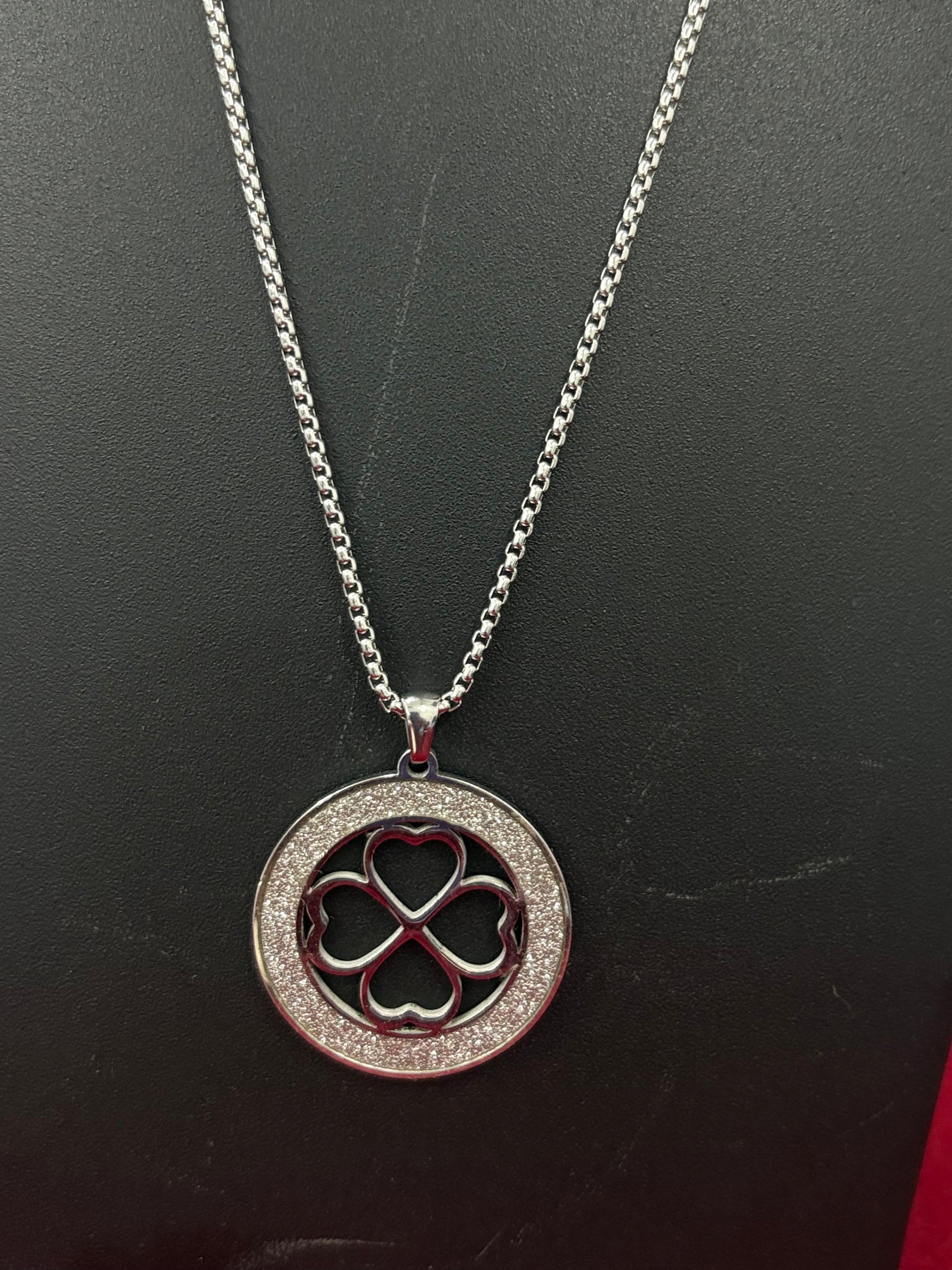 Stainless Steel Bar Pendant Necklace