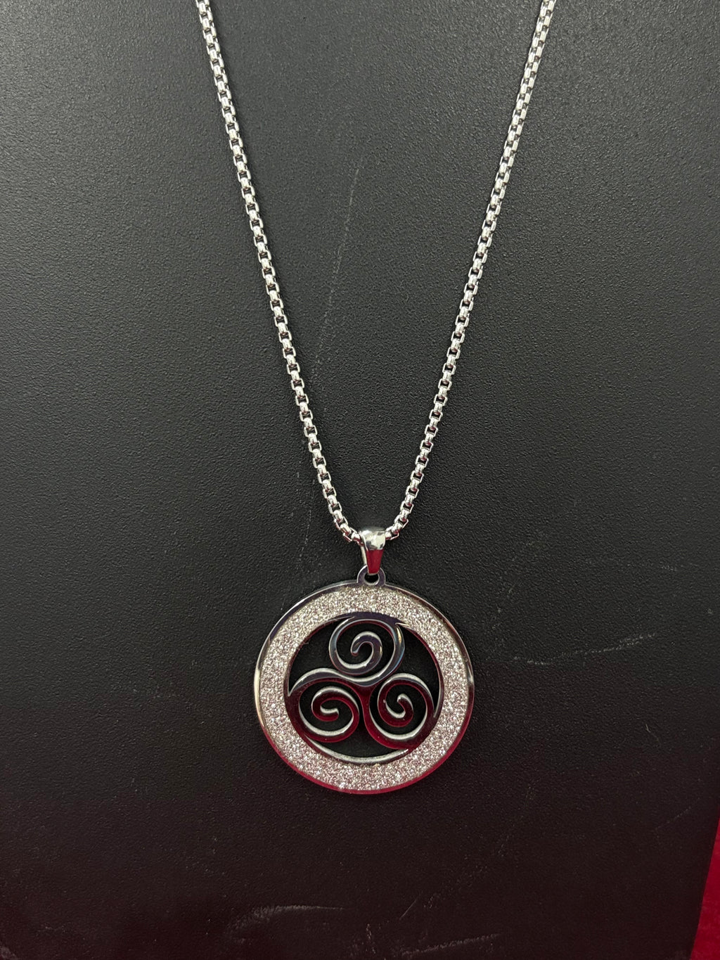 Stainless Steel Bar Pendant Necklace