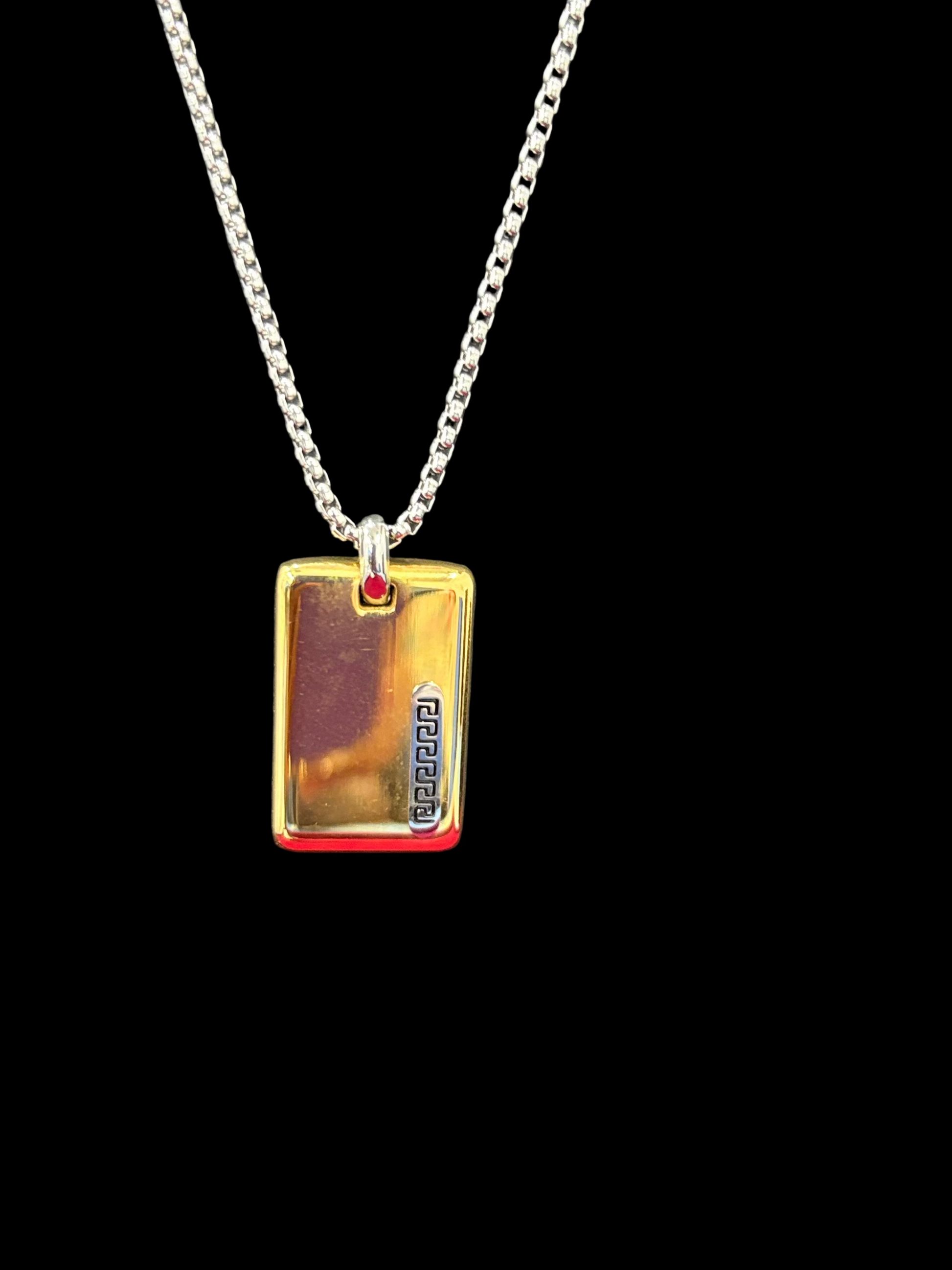 Stainless Steel Cross Pendant Chain for Men & Unisex