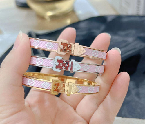 Belt Buckle Stainless Steel Bracelet