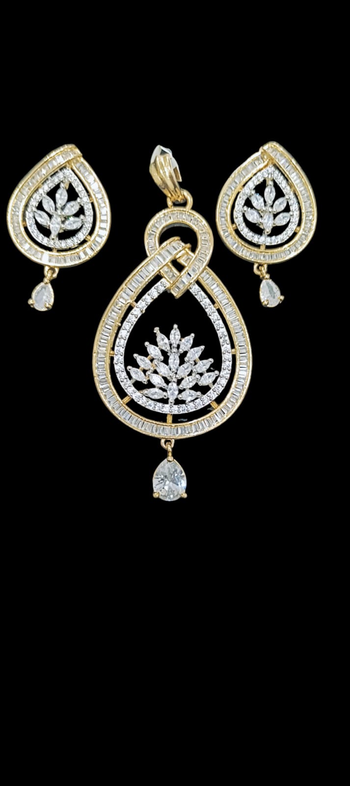 Meenakari Pendant Set