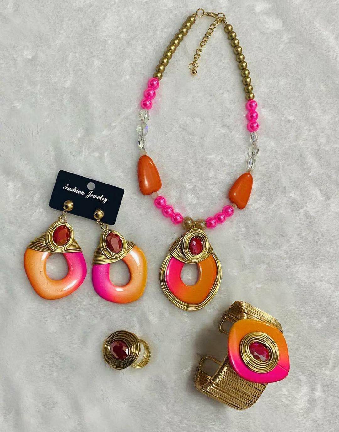 Festive Handmade Necklace Set