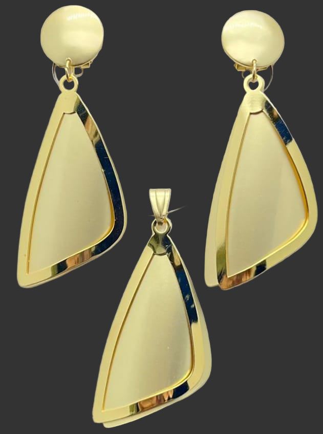 Elegant Abstract Dubai Pendant Set