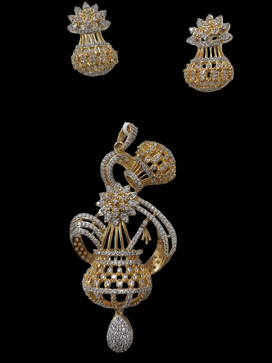 Floral Harmony Pendant Set